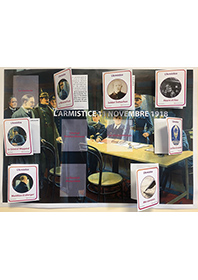 Armistice 14-18, montage cartes et fond