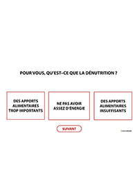 Pour vous qu-est-ce que la dénutrition ?